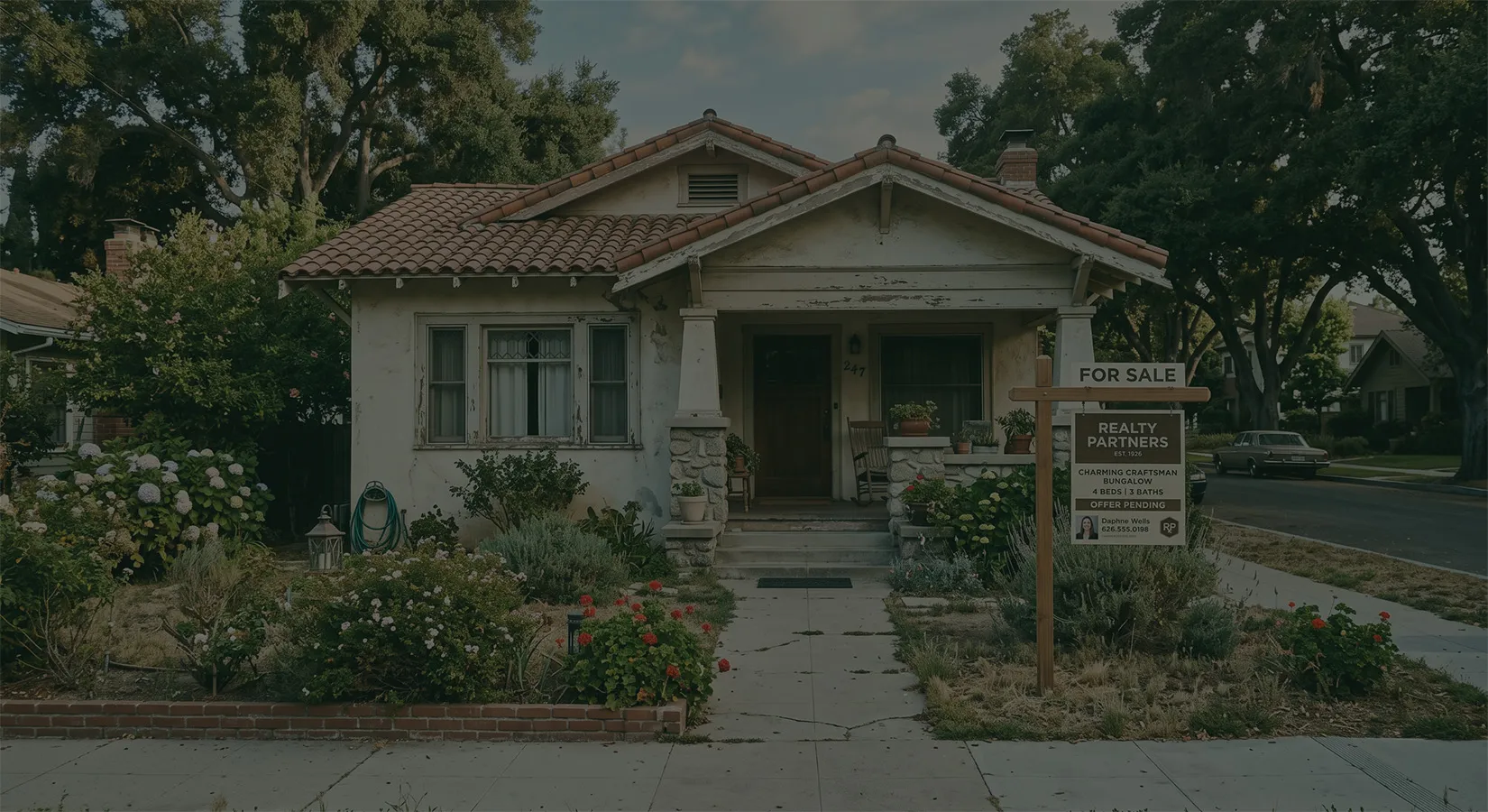 An insurance claims report for a home with an Insurance Insights CA stamp